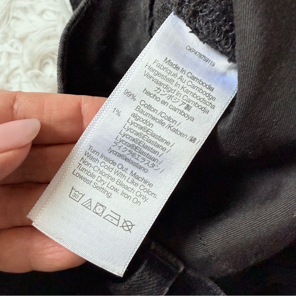 NWOT Madewell women’s 90s straight leg black denim jeans black wash size 27 - Picture 10 of 15